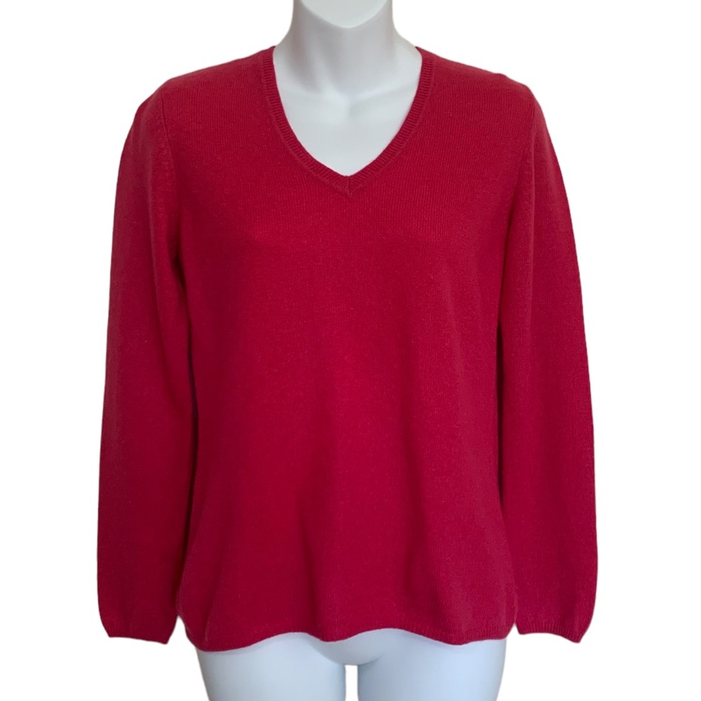 Cashmere By Charter Club 2-Ply Cashmere V-Neck Sweater Sz S